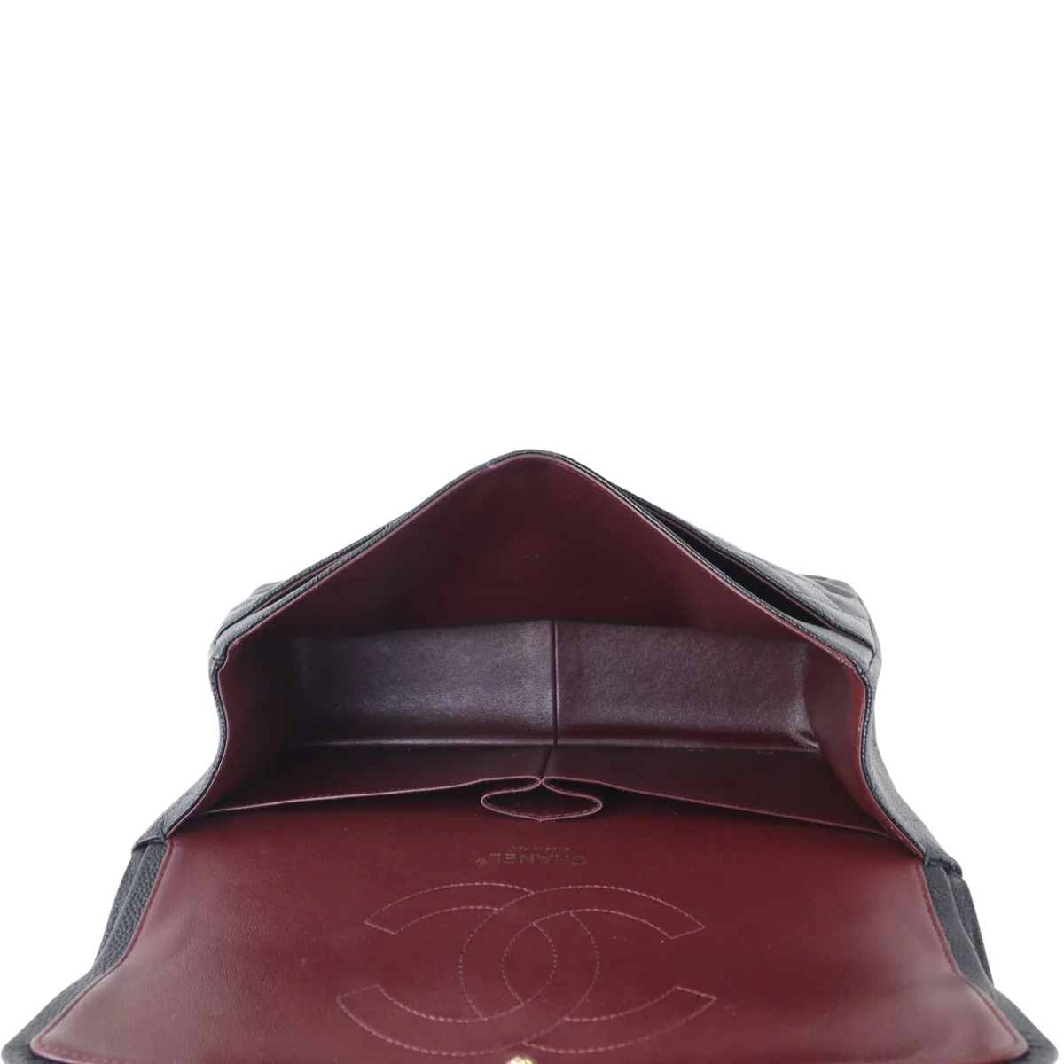 Chanel Classic Double Flap Jumbo | Black Caviar GHW - Image 11