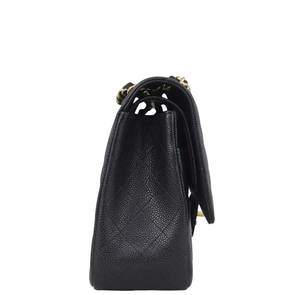 Chanel Classic Double Flap Jumbo | Black Caviar GHW - Image 5