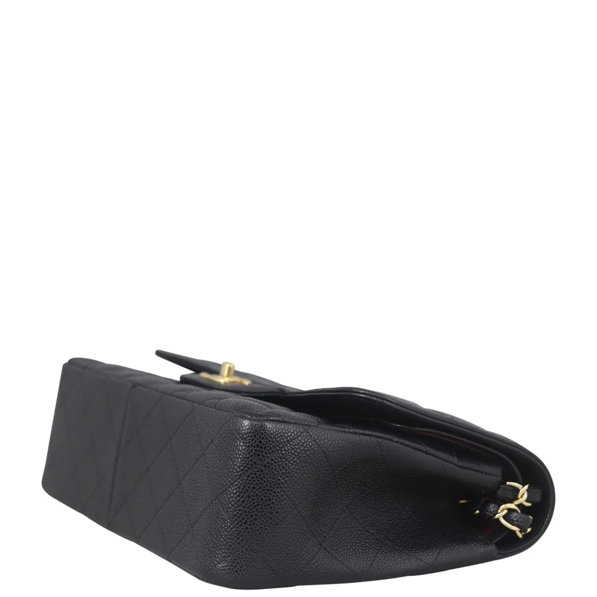 Chanel Classic Double Flap Jumbo | Black Caviar GHW - Image 7