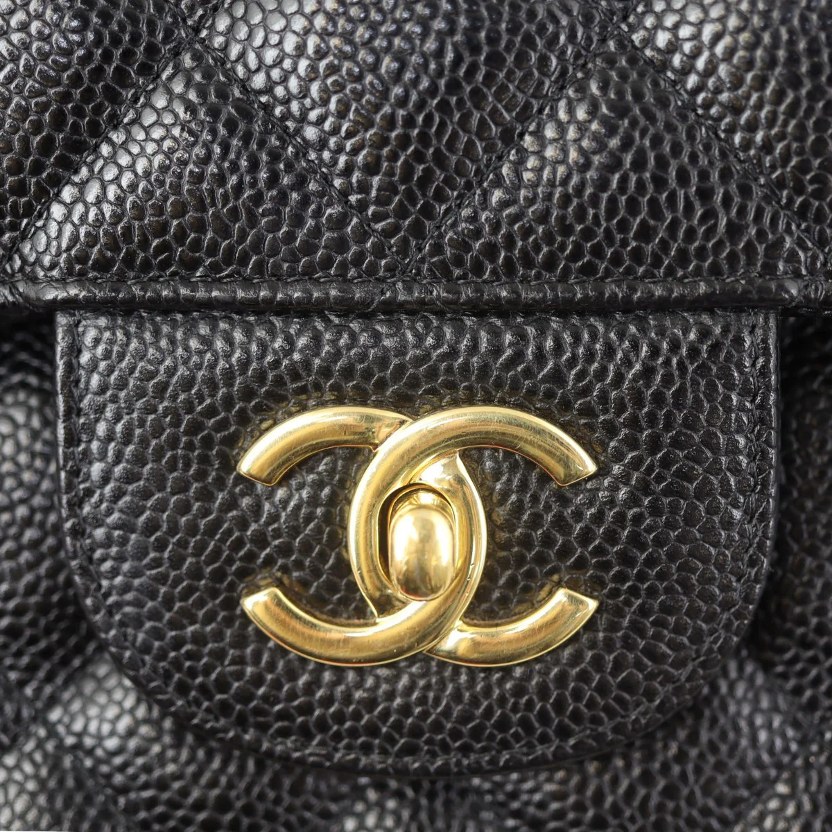 Chanel Classic Double Flap Jumbo | Black Caviar GHW - Image 9