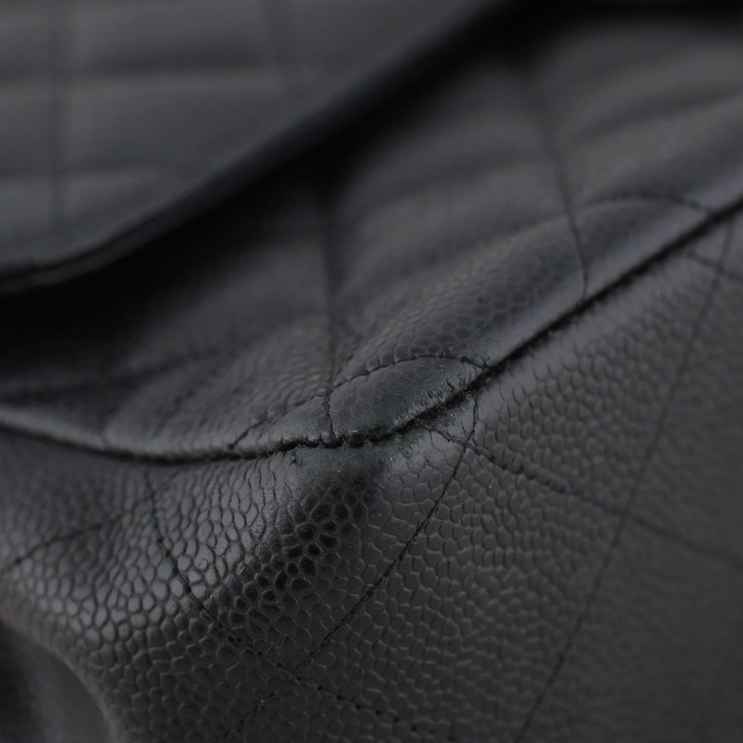 Chanel Classic Double Flap Jumbo Caviar - Image 8