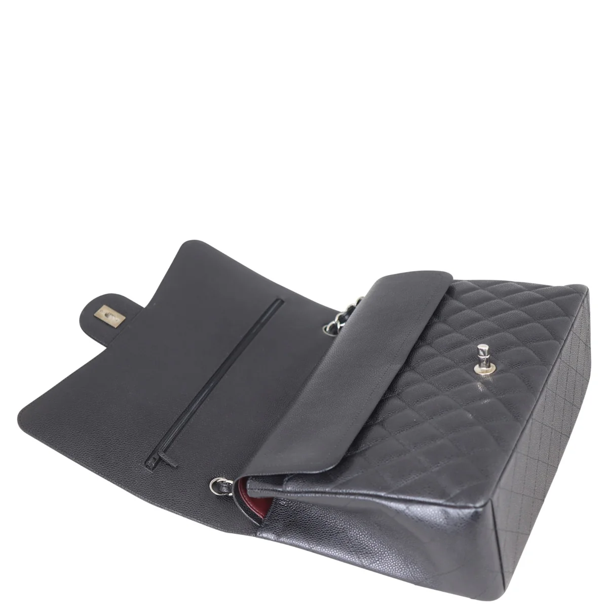 Chanel Classic Double Flap Maxi | Black 14 Series - Image 15