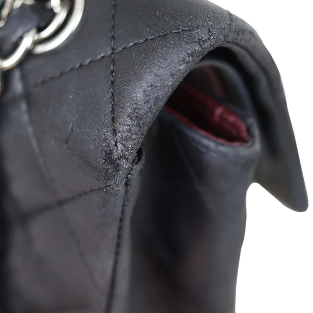 Chanel Classic Double Flap Medium | 13 Series Silver Hardware - Image 10