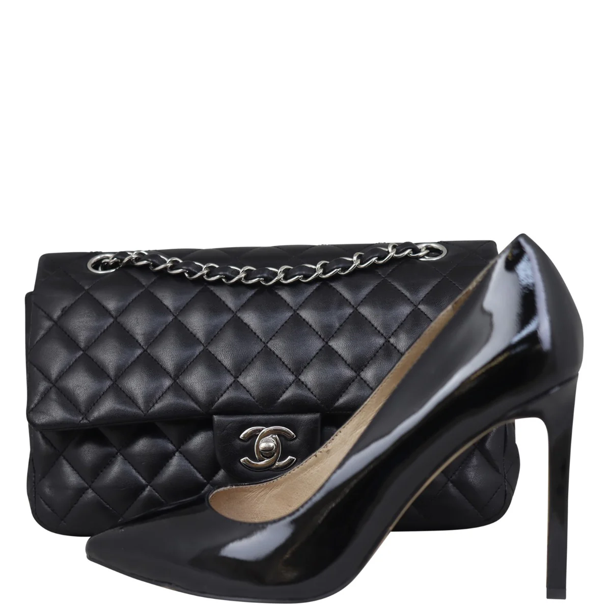 Chanel Classic Double Flap Medium | 13 Series Silver Hardware - Image 17