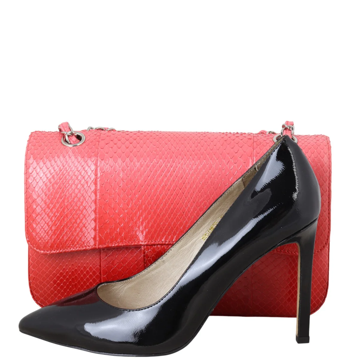 Chanel Classic Double Flap Medium Python Ombre - Image 11