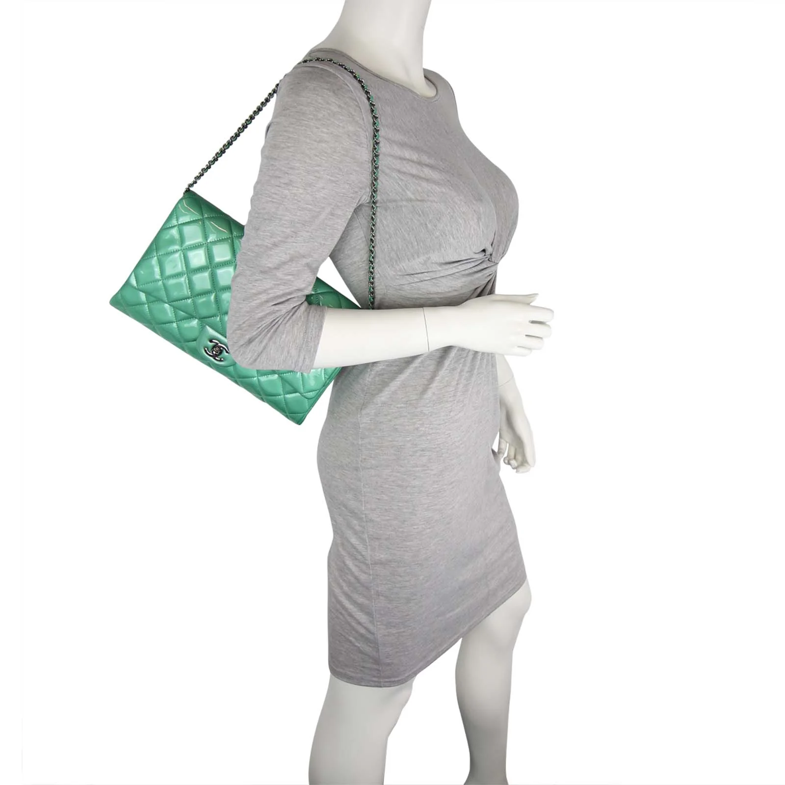 Chanel Classic Flap Clutch - Image 11