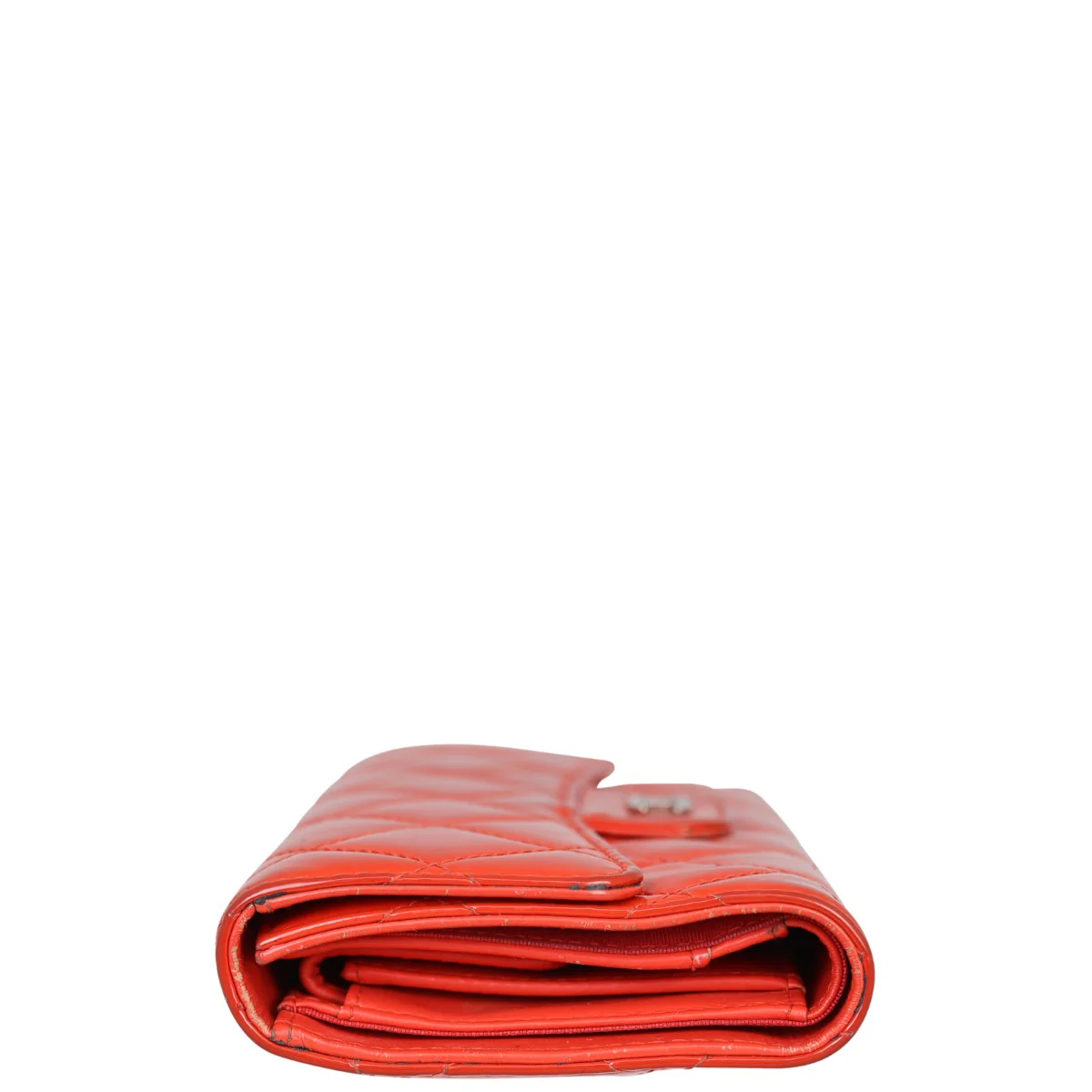 Chanel Classic Flap Long Wallet | Red Patent - Image 4