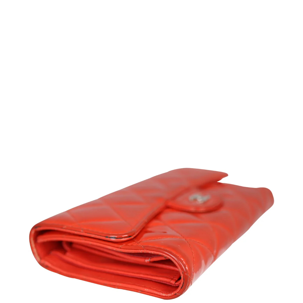 Chanel Classic Flap Long Wallet | Red Patent - Image 7