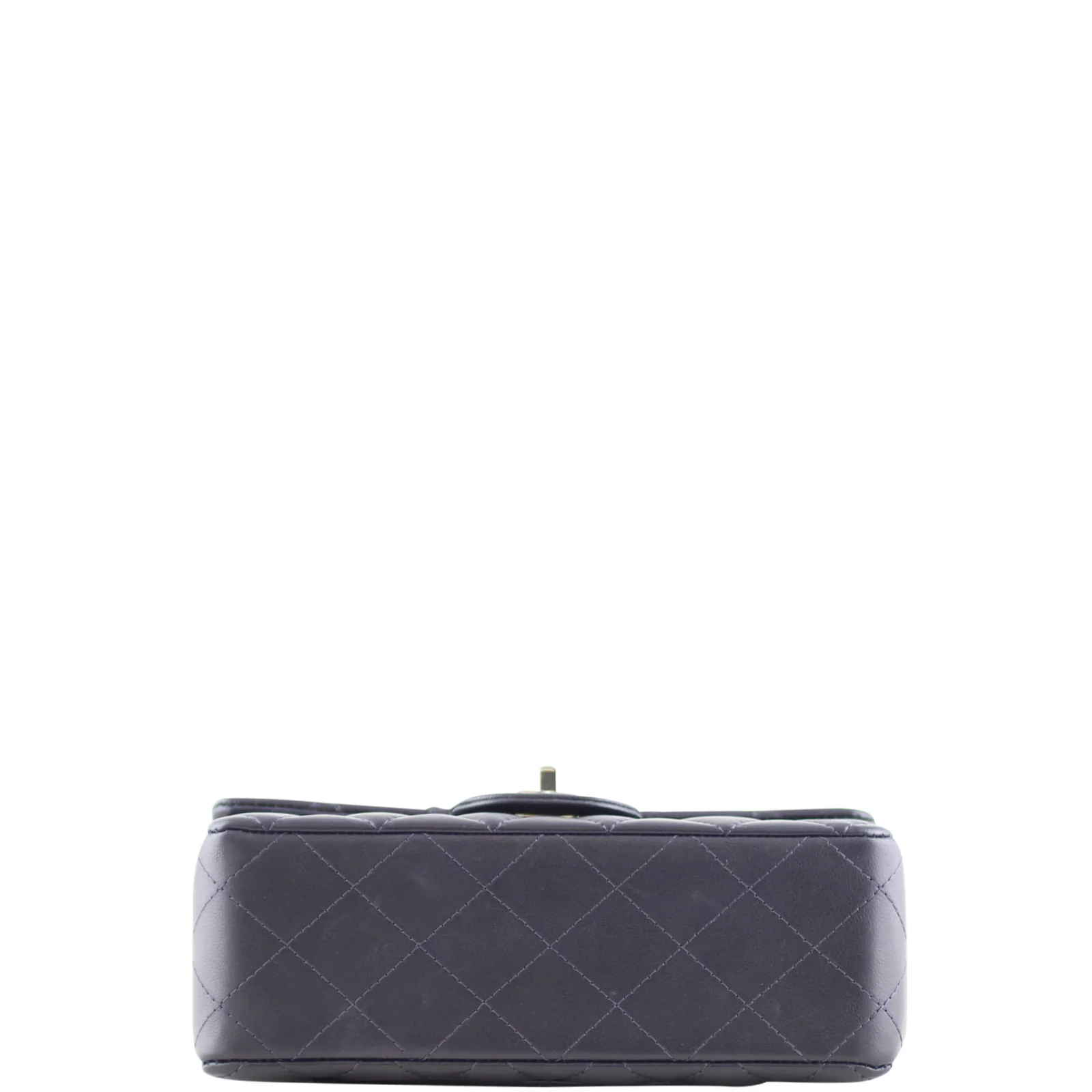 Chanel Classic Flap Mini Rectangular Bag | Deep Purple - Image 5