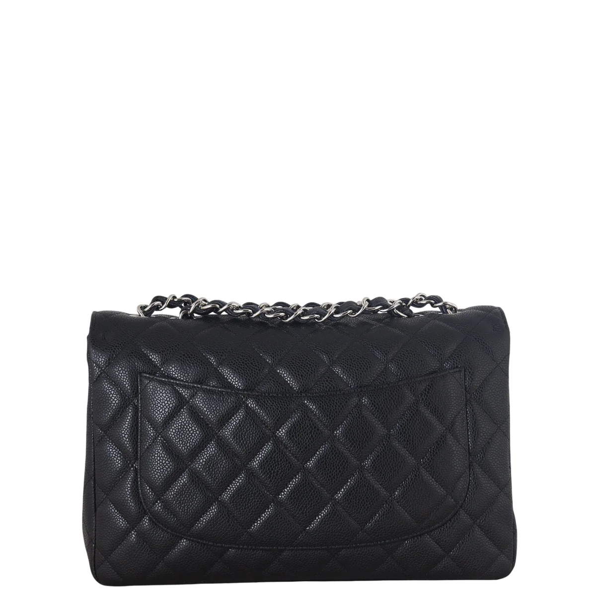 Chanel Classic Single Flap Jumbo Caviar - Image 4