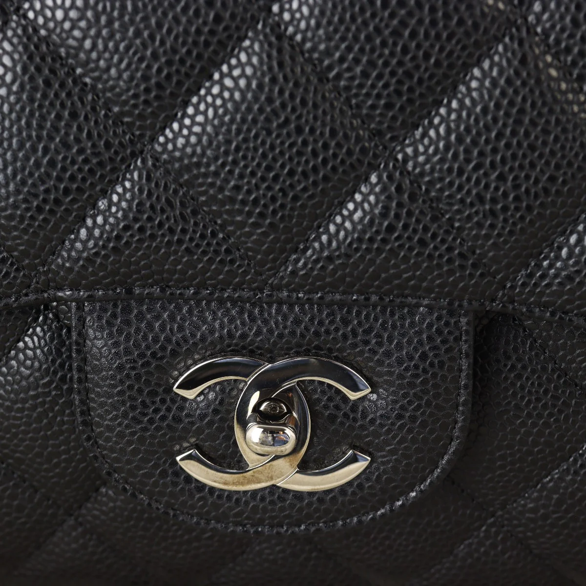 Chanel Classic Single Flap Jumbo Caviar - Image 9