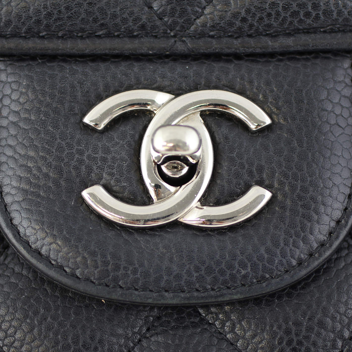 Chanel Classic Single Flap Jumbo | Caviar 13 Series - Image 7