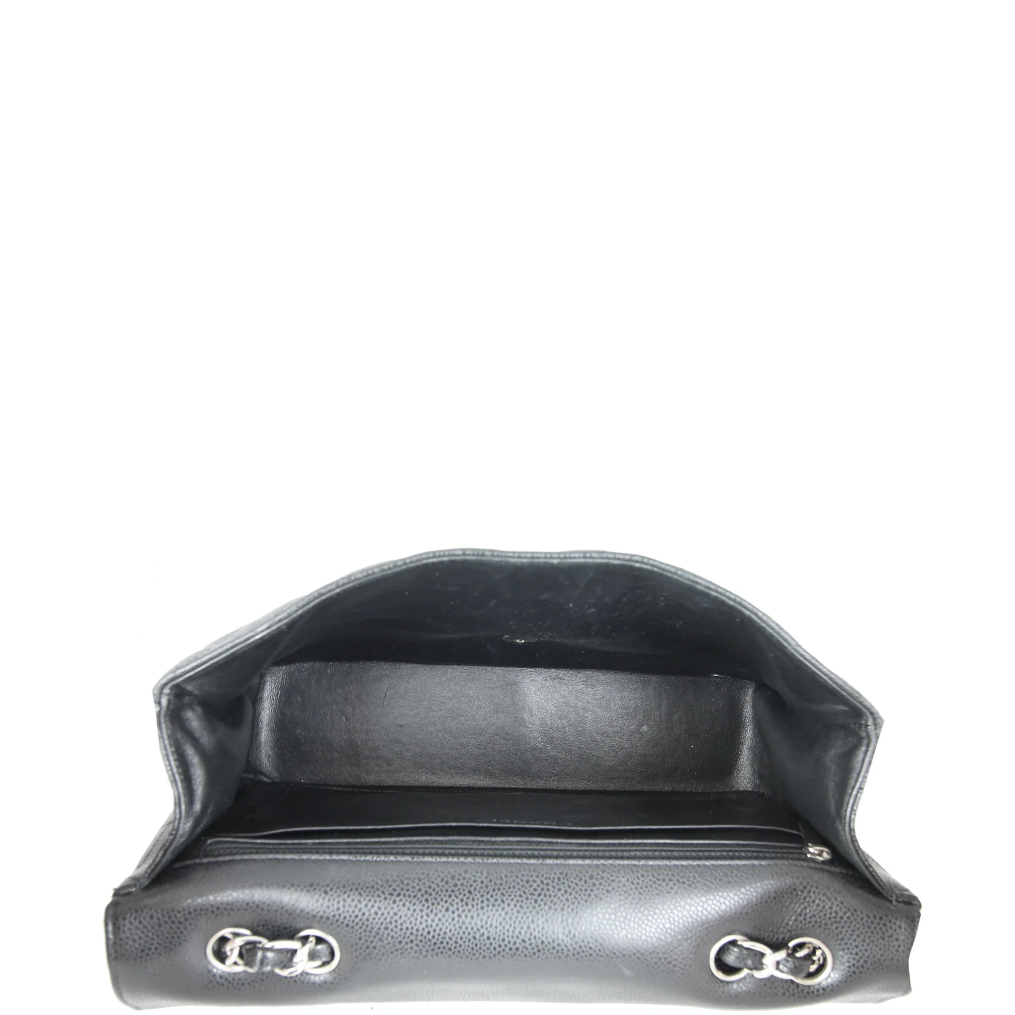 Chanel Classic Single Flap Jumbo | Black Caviar 13 Series - Image 10