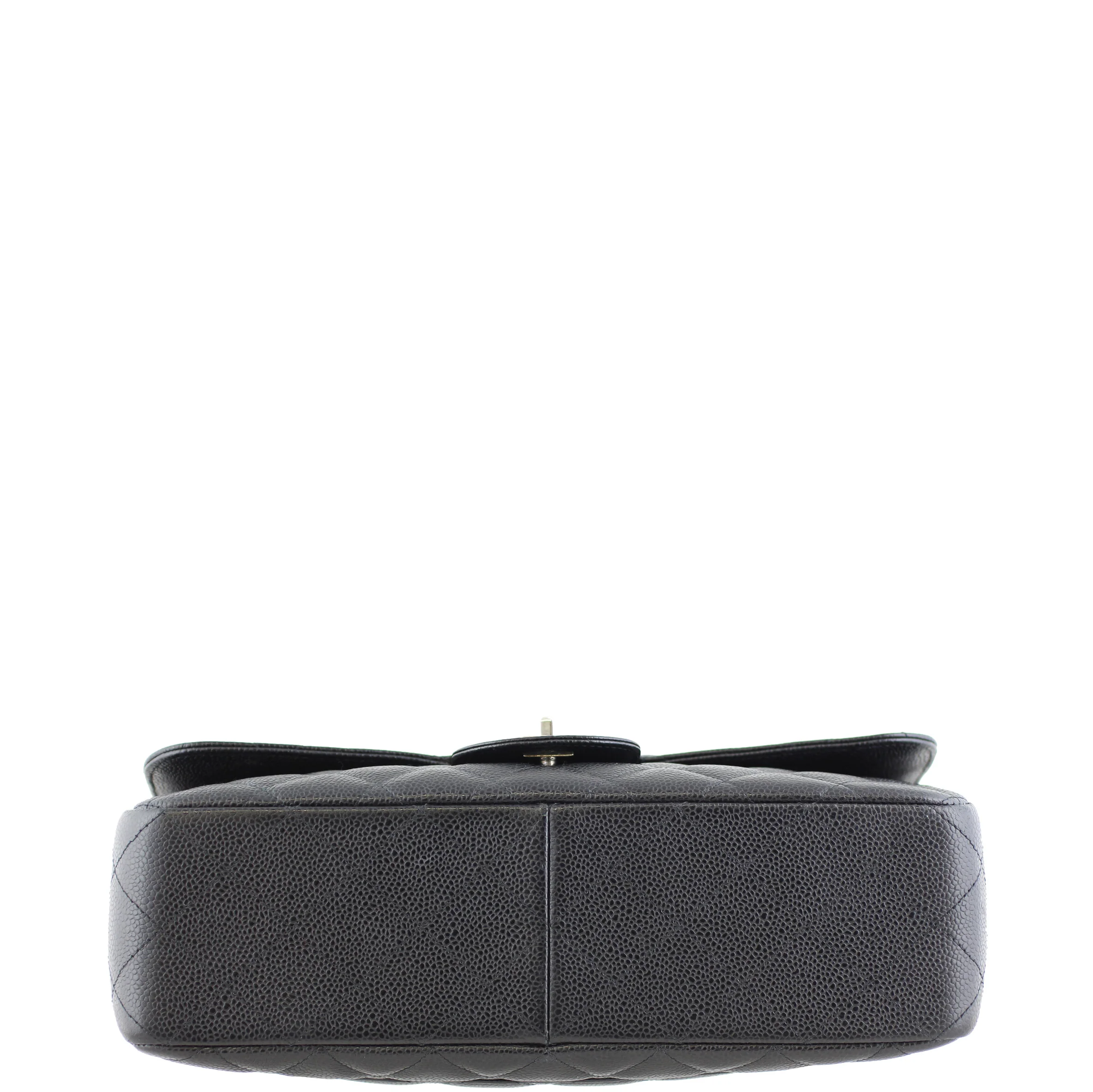 Chanel Classic Single Flap Jumbo | Black Caviar 13 Series - Image 5