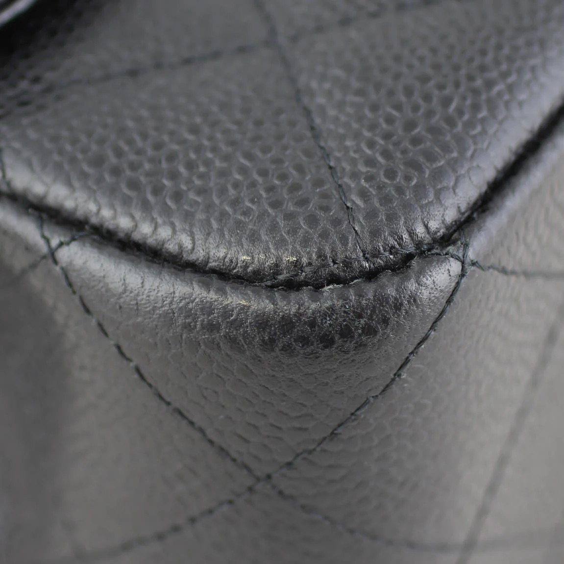 Chanel Classic Single Flap Jumbo | Black Caviar 13 Series - Image 7