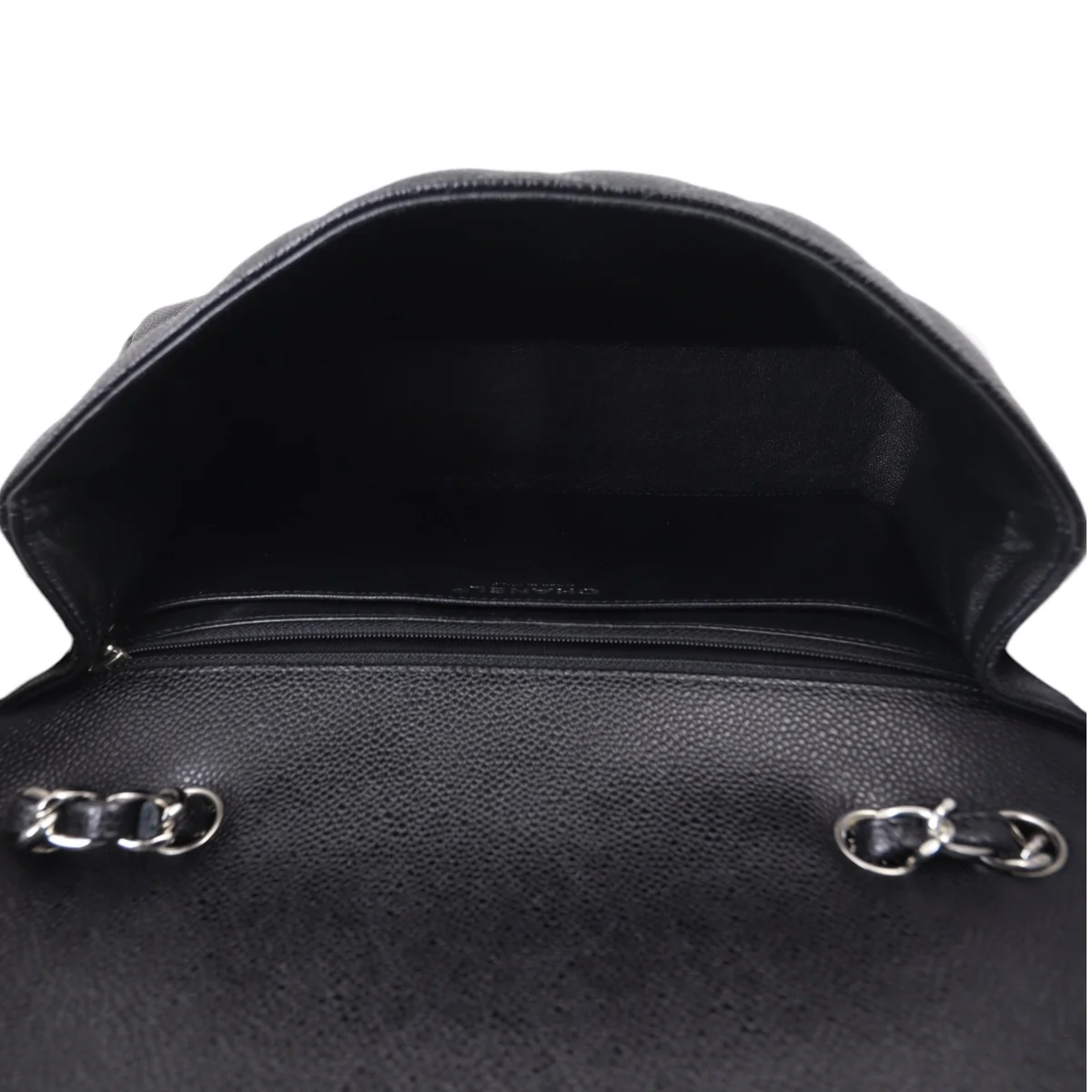 Chanel Classic Single Flap Jumbo Caviar - Image 9