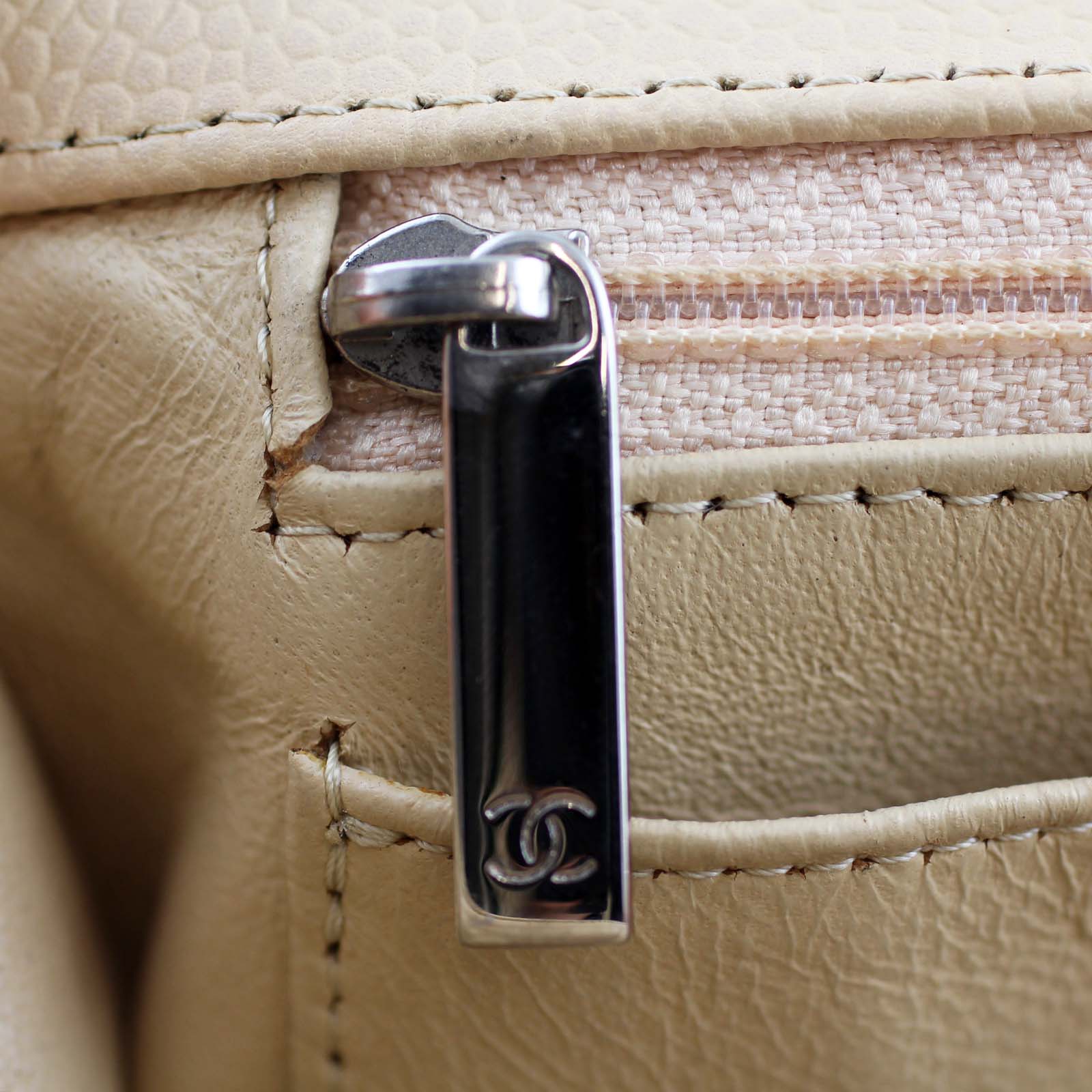 Chanel Classic Single Flap Jumbo | Beige 12 Series - Image 11