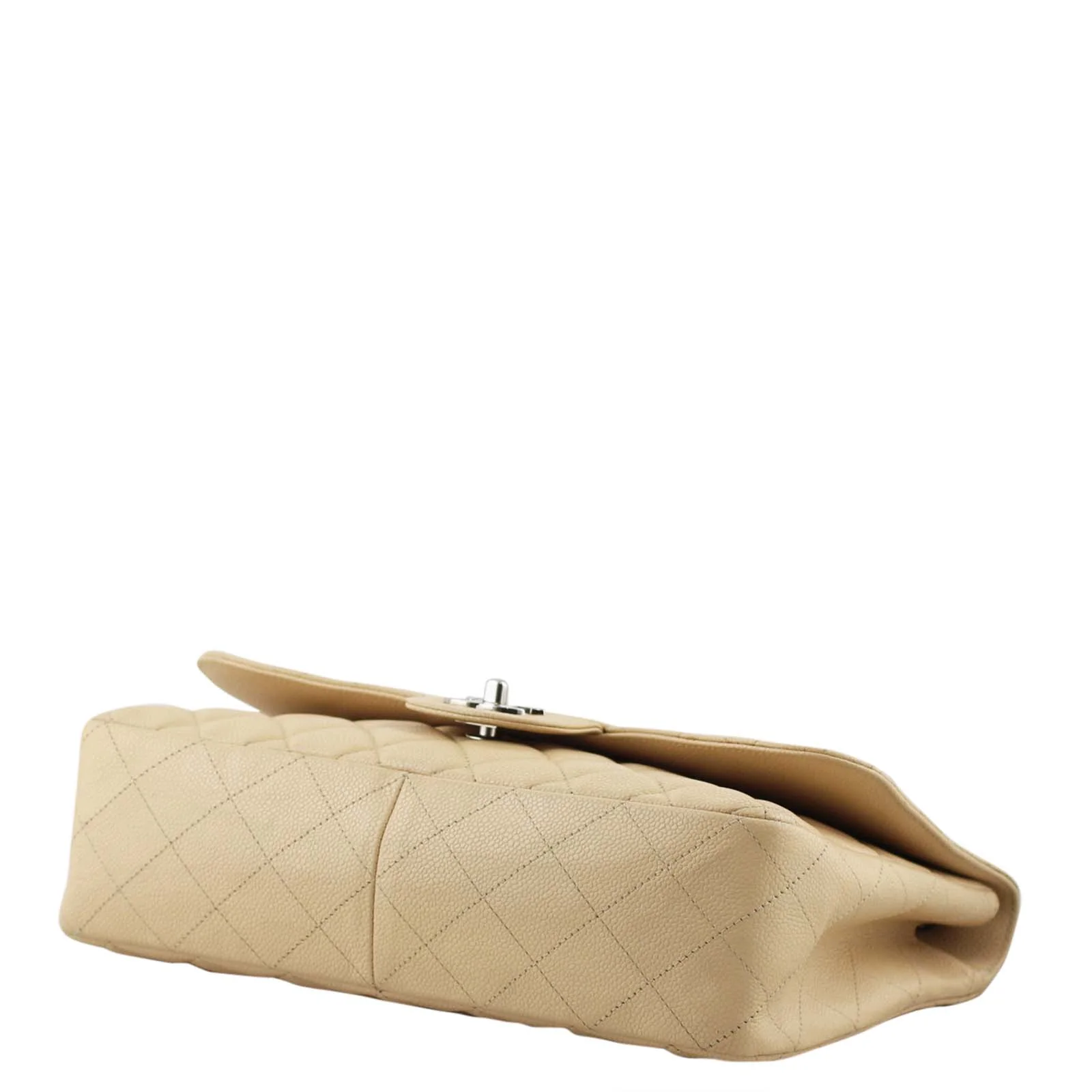 Chanel Classic Single Flap Jumbo | Beige 12 Series - Image 7