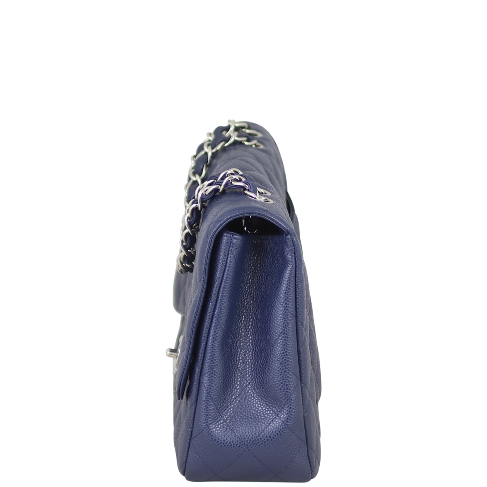 Chanel Classic Single Flap Jumbo | Navy Blue - Image 3