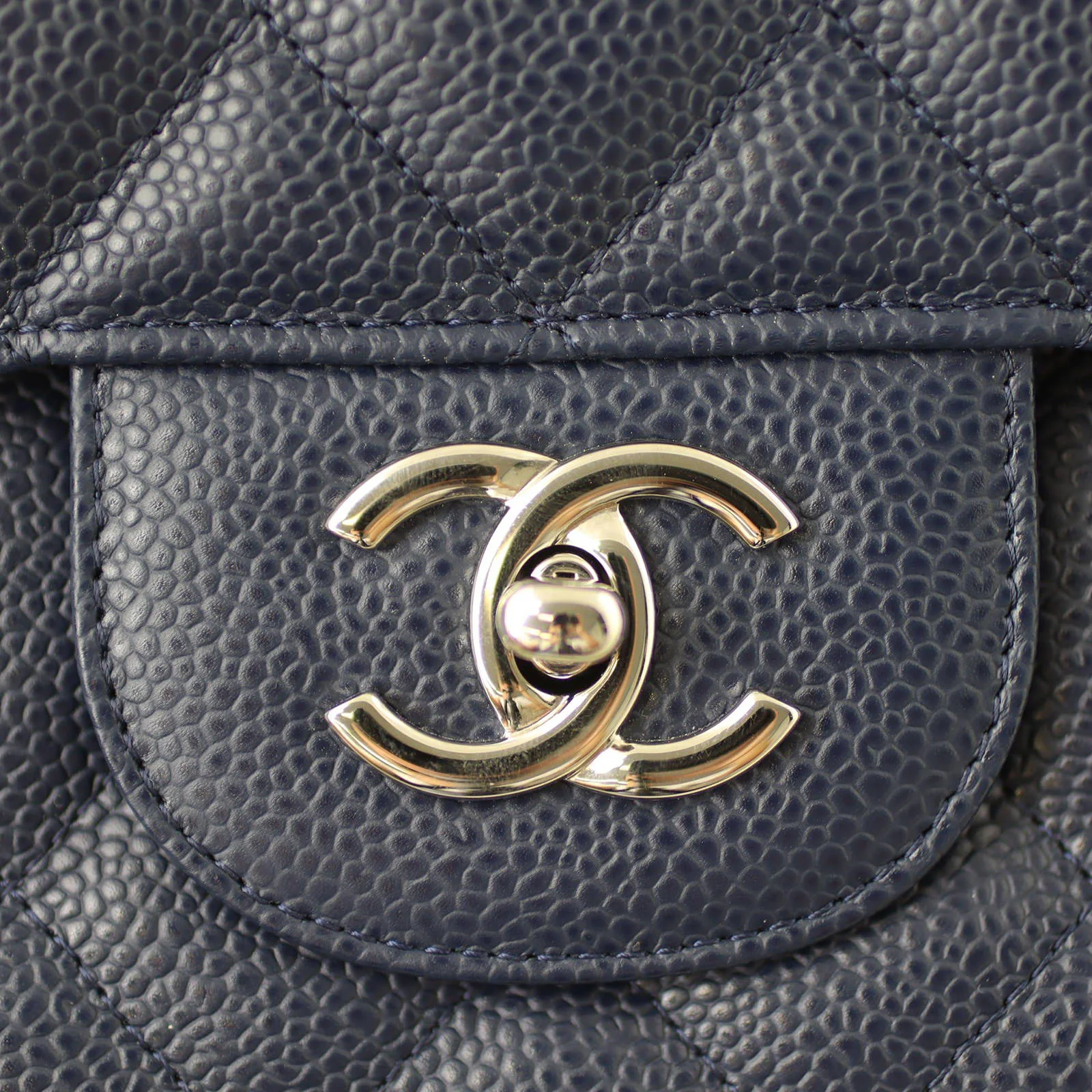Chanel Classic Single Flap Jumbo | Navy Blue - Image 7