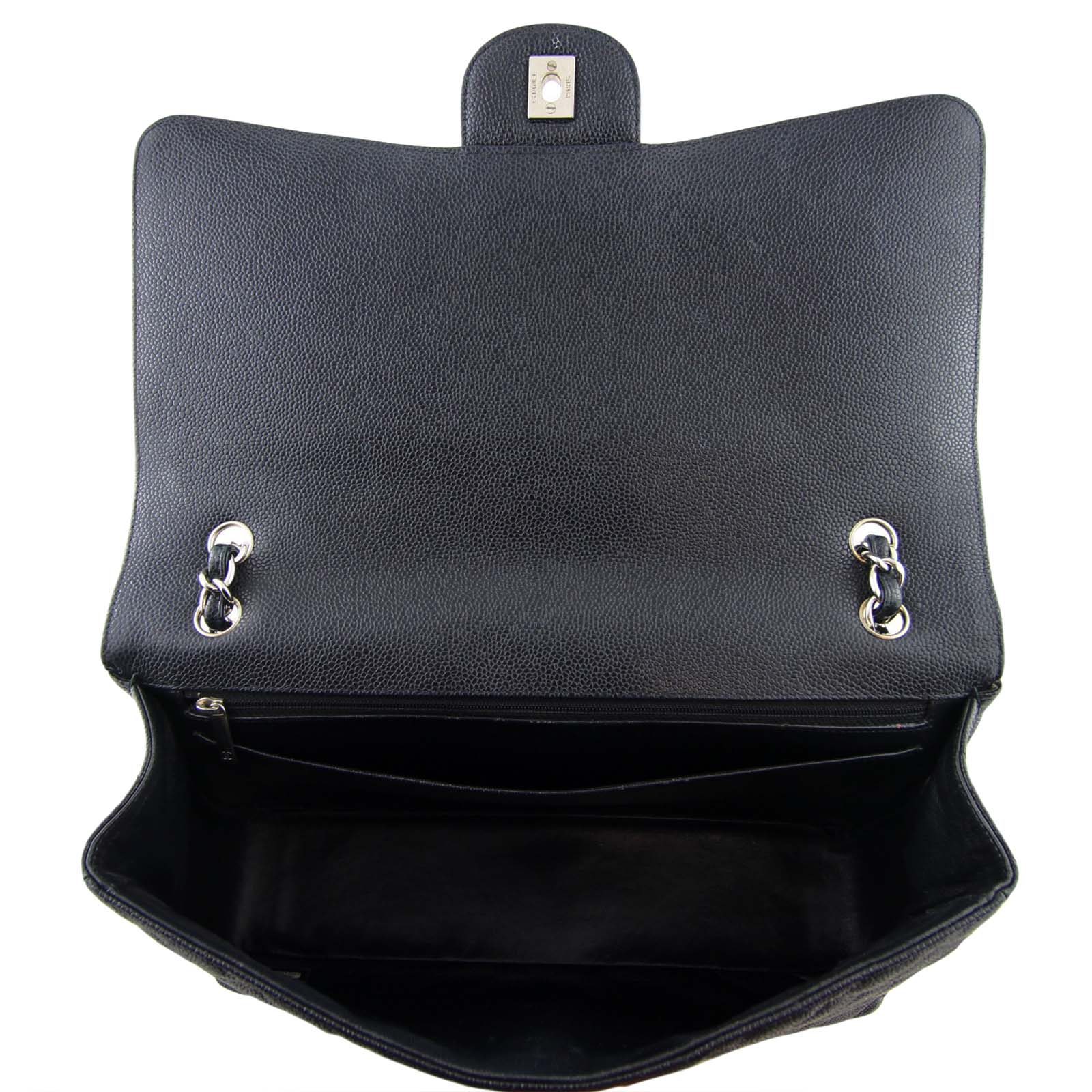 Chanel Classic Single Flap Maxi | Black Caviar 13 Series - Image 12