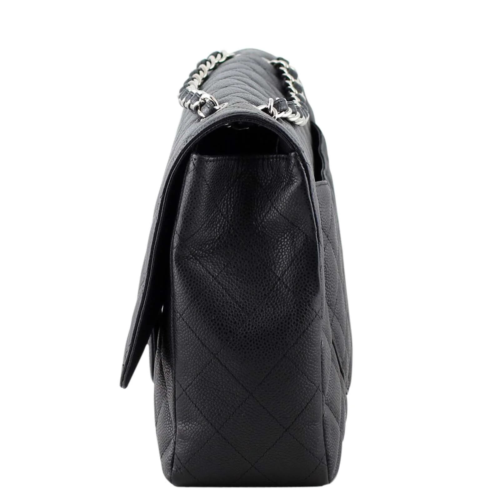 Chanel Classic Single Flap Maxi | Black Caviar 13 Series - Image 4