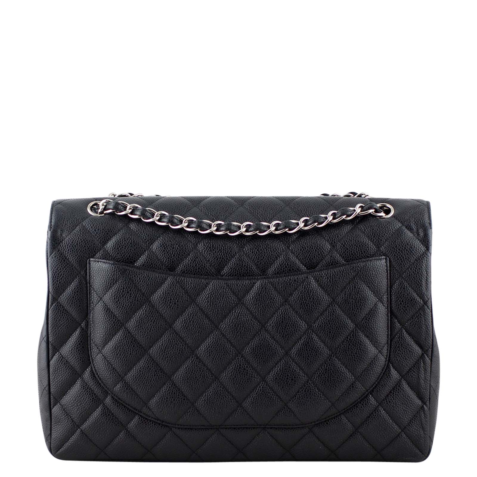 Chanel Classic Single Flap Maxi | Black Caviar 13 Series - Image 5