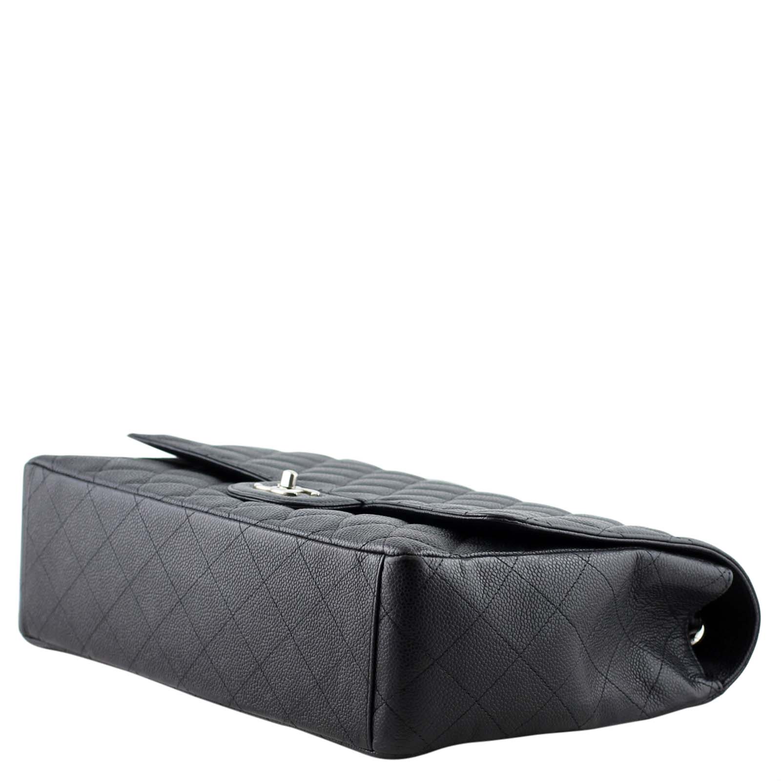 Chanel Classic Single Flap Maxi | Black Caviar 13 Series - Image 8