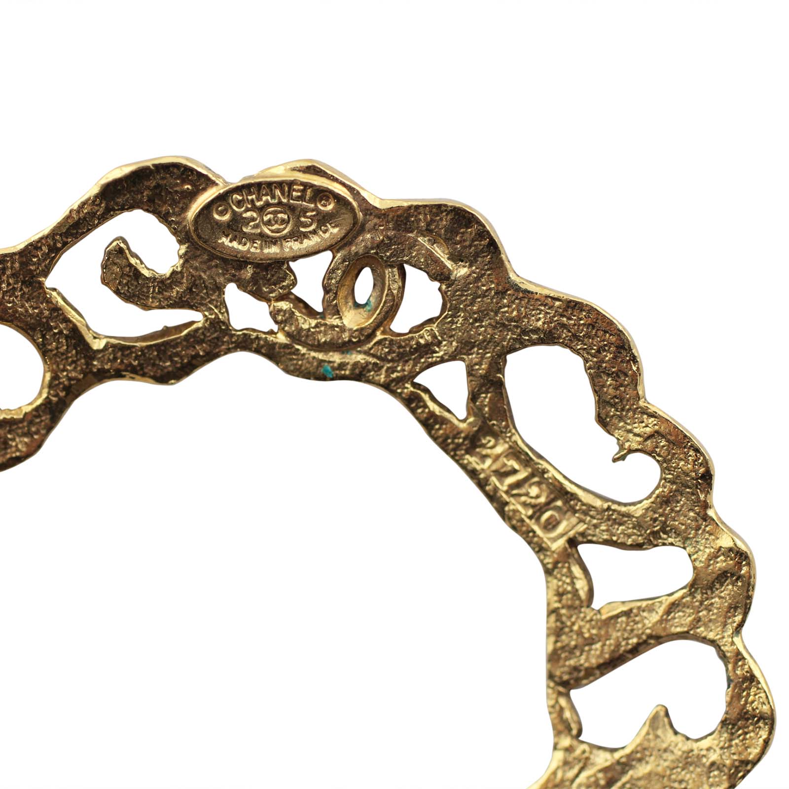 Chanel Clip on Two Way Hoop Earrings - Image 3