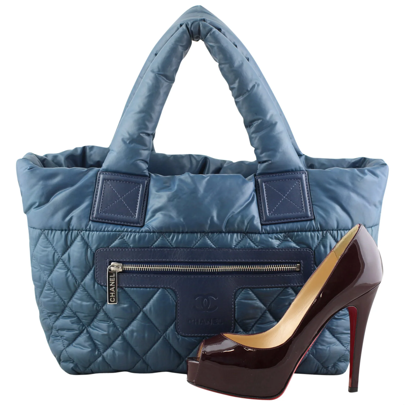 Chanel Coco Cocoon Reversible Tote | Navy - Image 12
