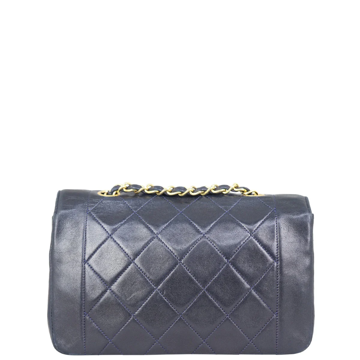 Chanel Diana Flap Bag | Dark Navy - Image 3