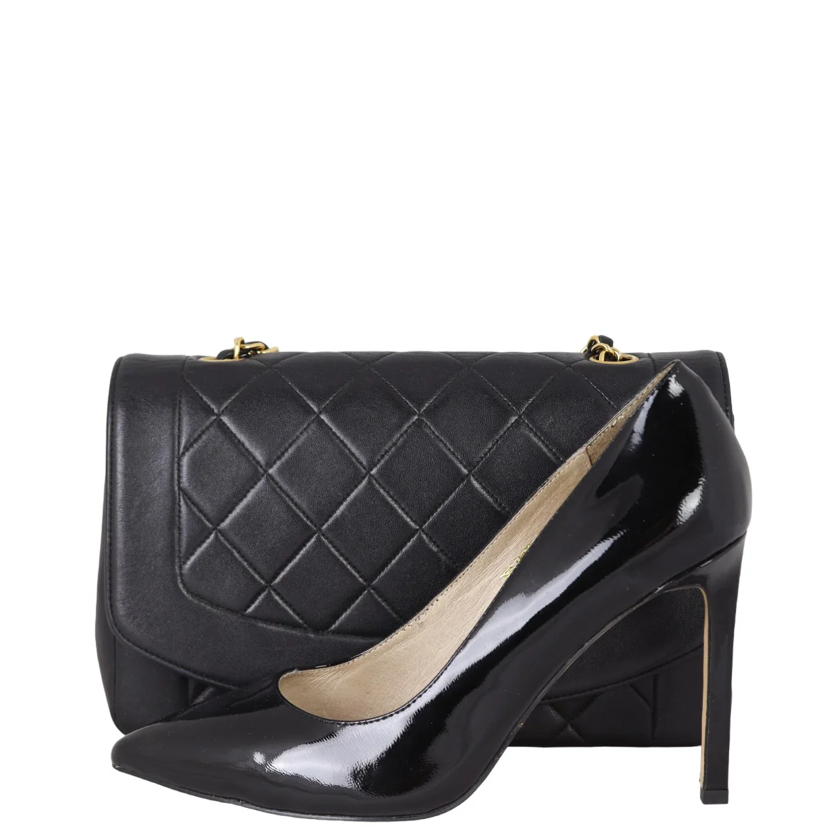 Chanel Diana Flap Bag | Vintage Black - Image 13