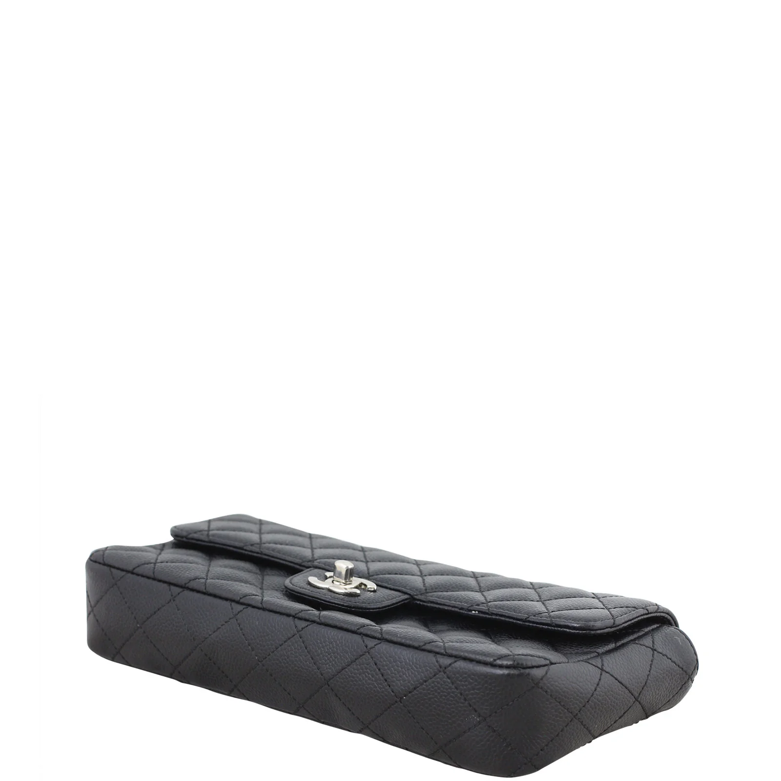 Chanel East West Flap Bag | Caviar - Image 6