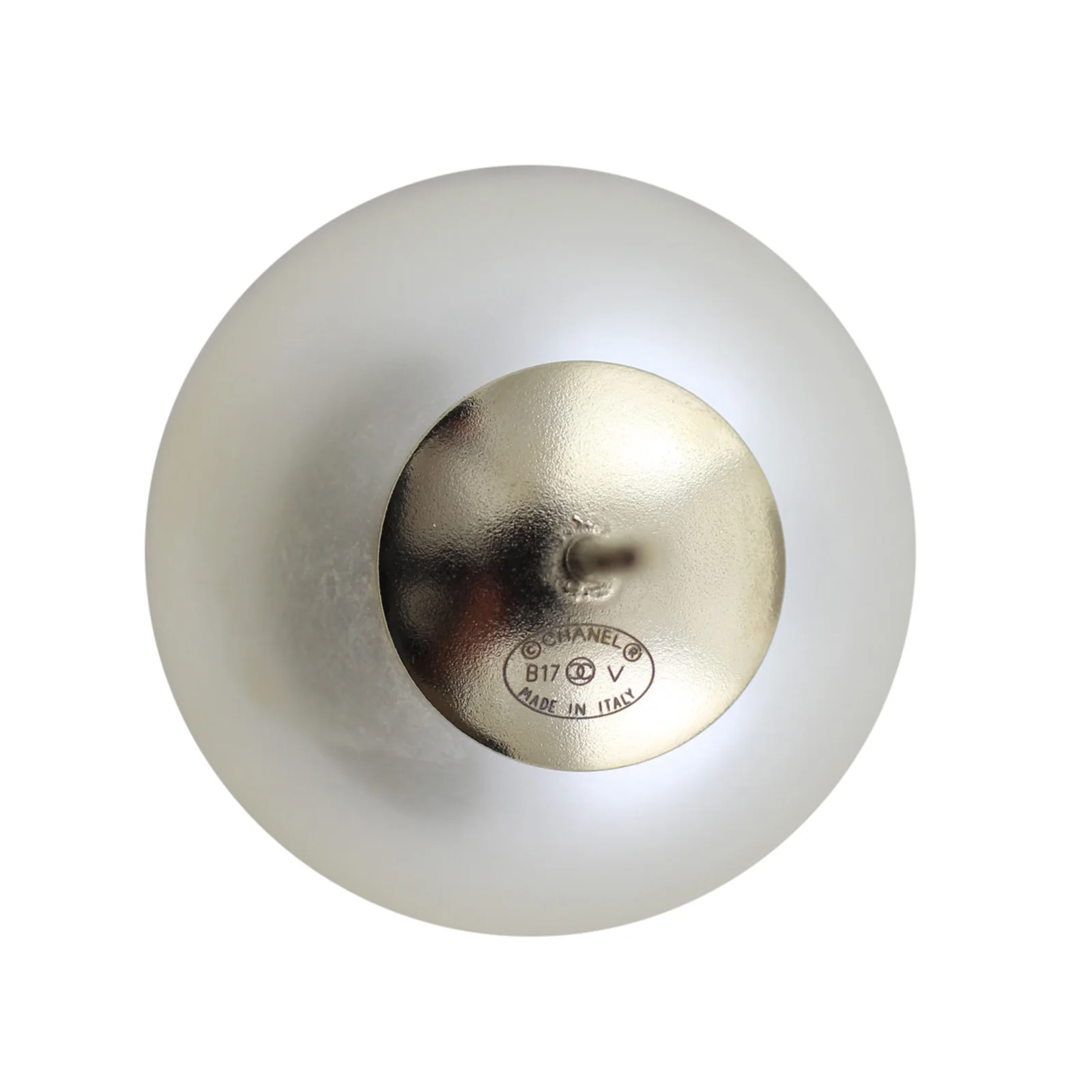 Chanel Faux Pearl CC Earrings - Image 3