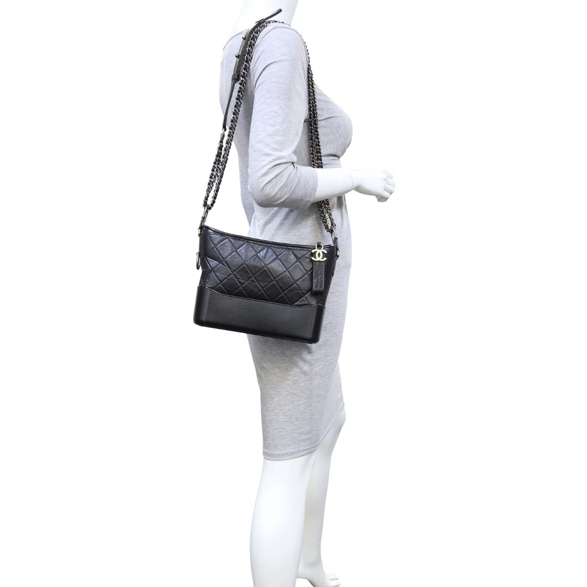 Chanel Gabrielle Hobo Small | Black - Image 11