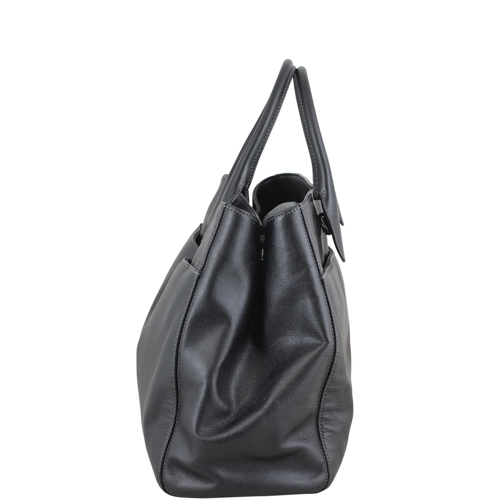 Chanel Large Shopping Bag Soft Caviar - Image 4