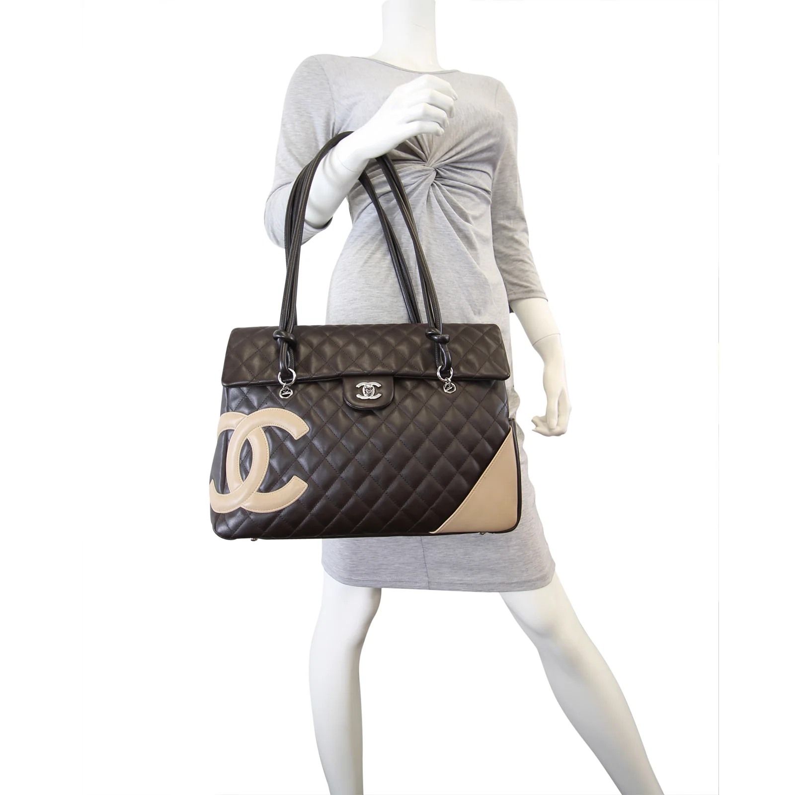 Chanel Ligne Cambon Flap Tote Large - Image 12