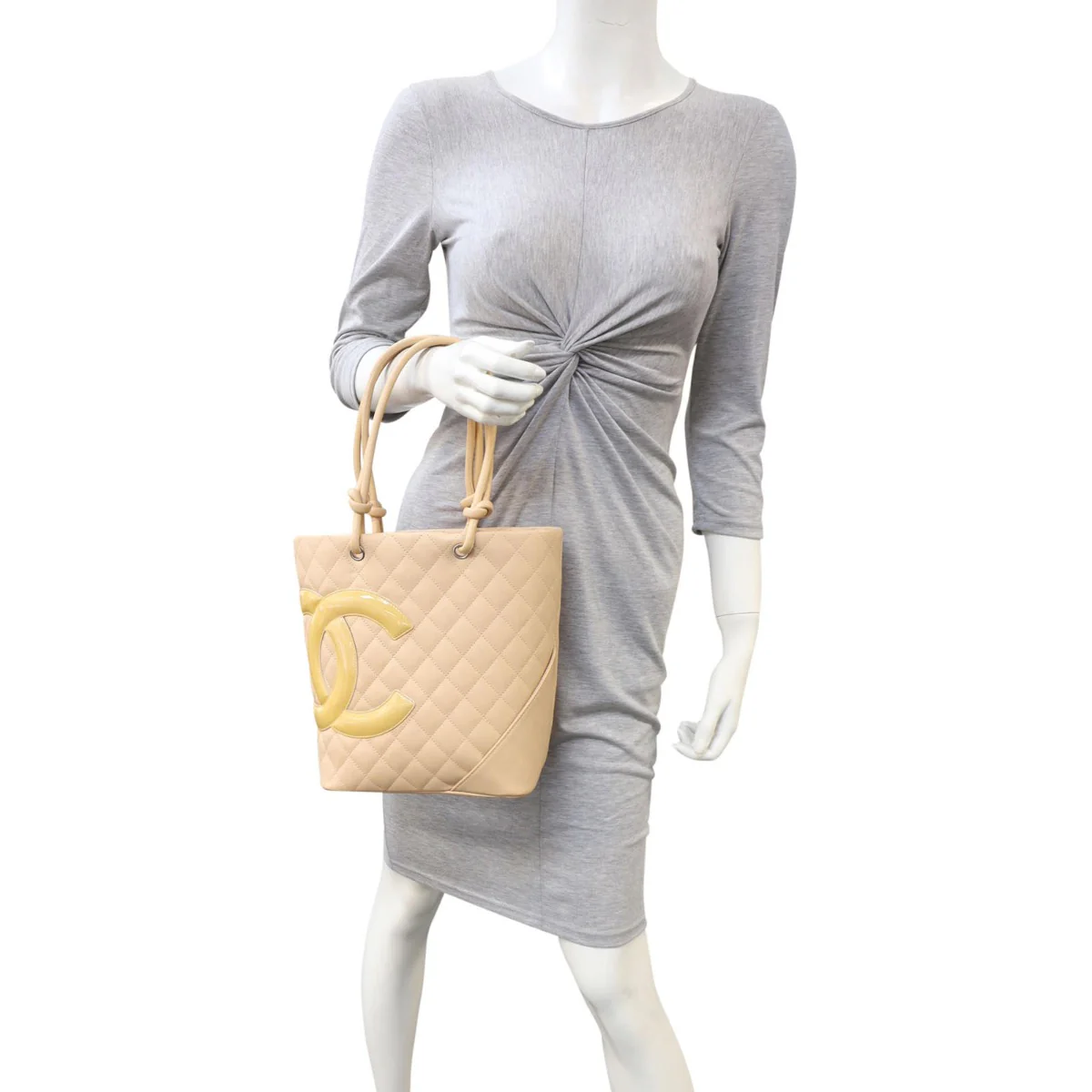 Chanel Ligne Cambon Tote Medium | Beige - Image 10