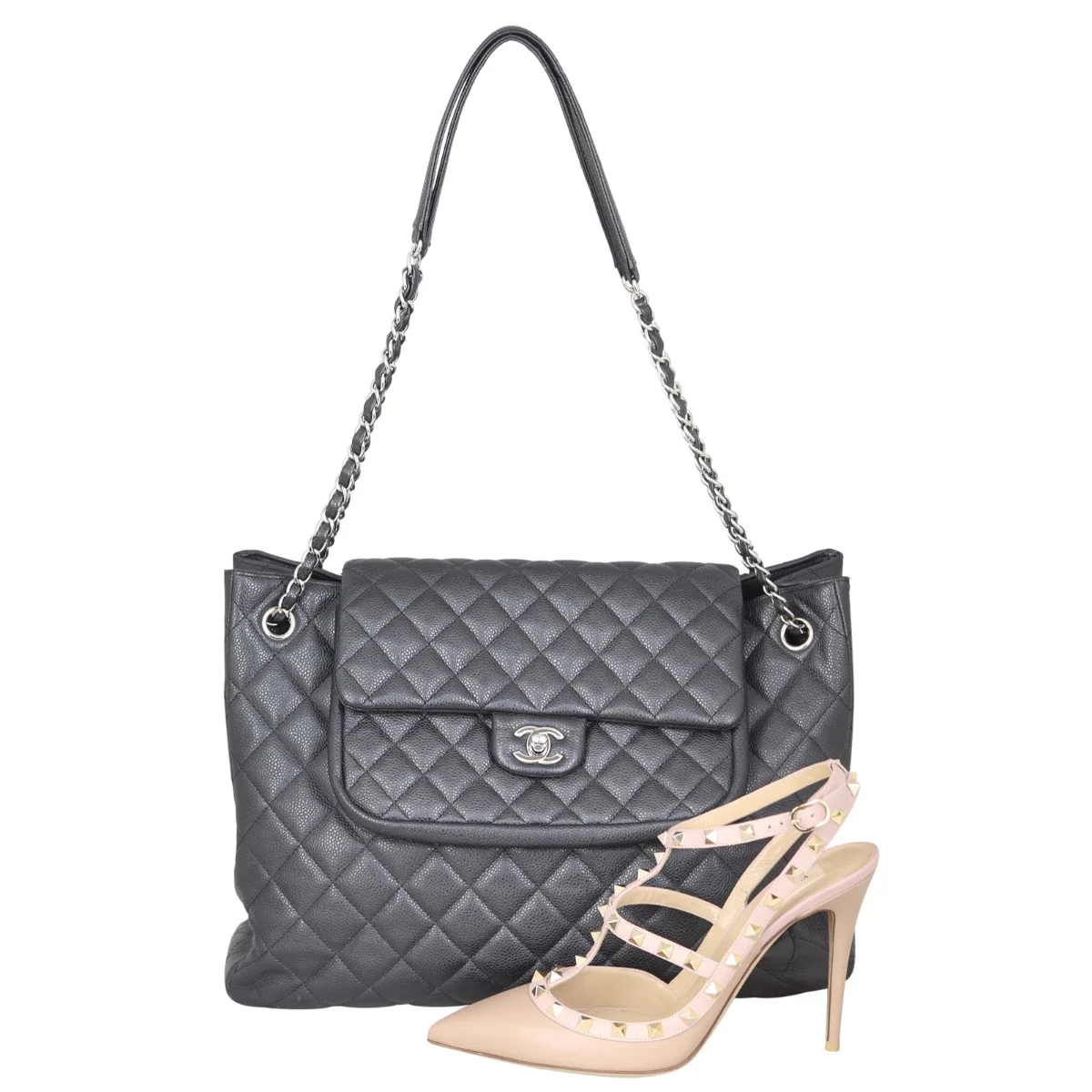 Chanel Paris-Edinburgh Quilted Flap Large Tote - Image 12