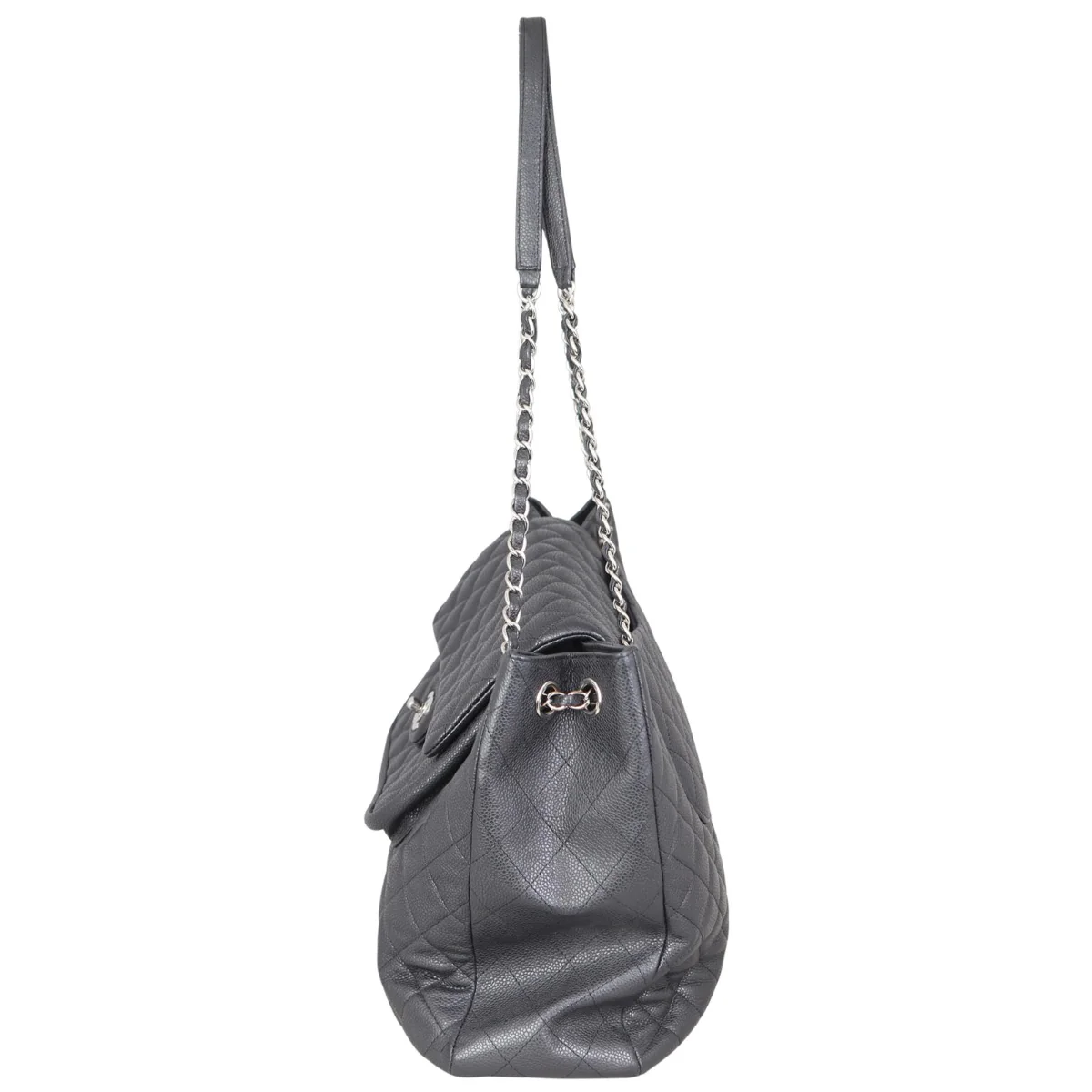 Chanel Paris-Edinburgh Quilted Flap Large Tote - Image 3