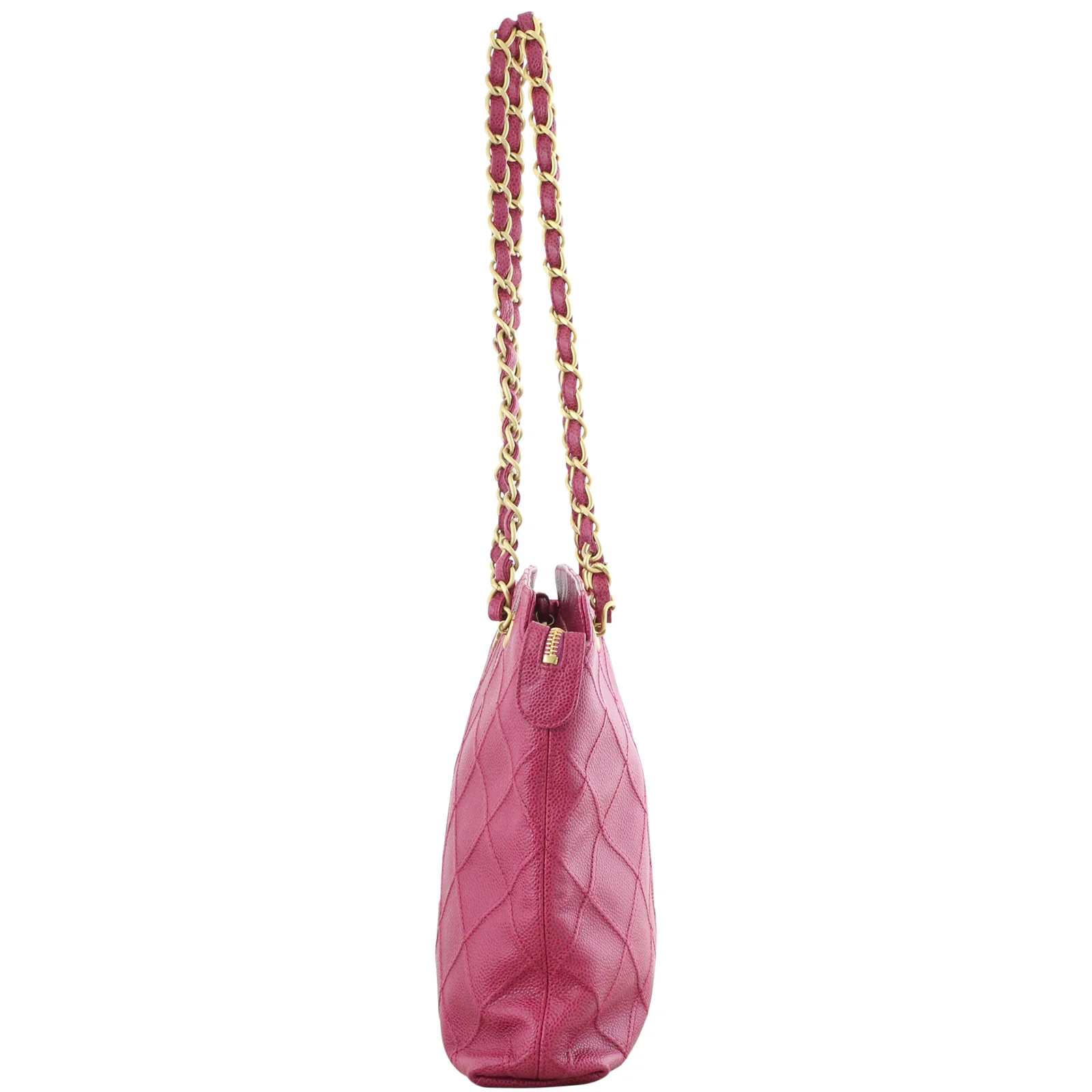 Chanel Petite Quilted Caviar Tote - Image 3