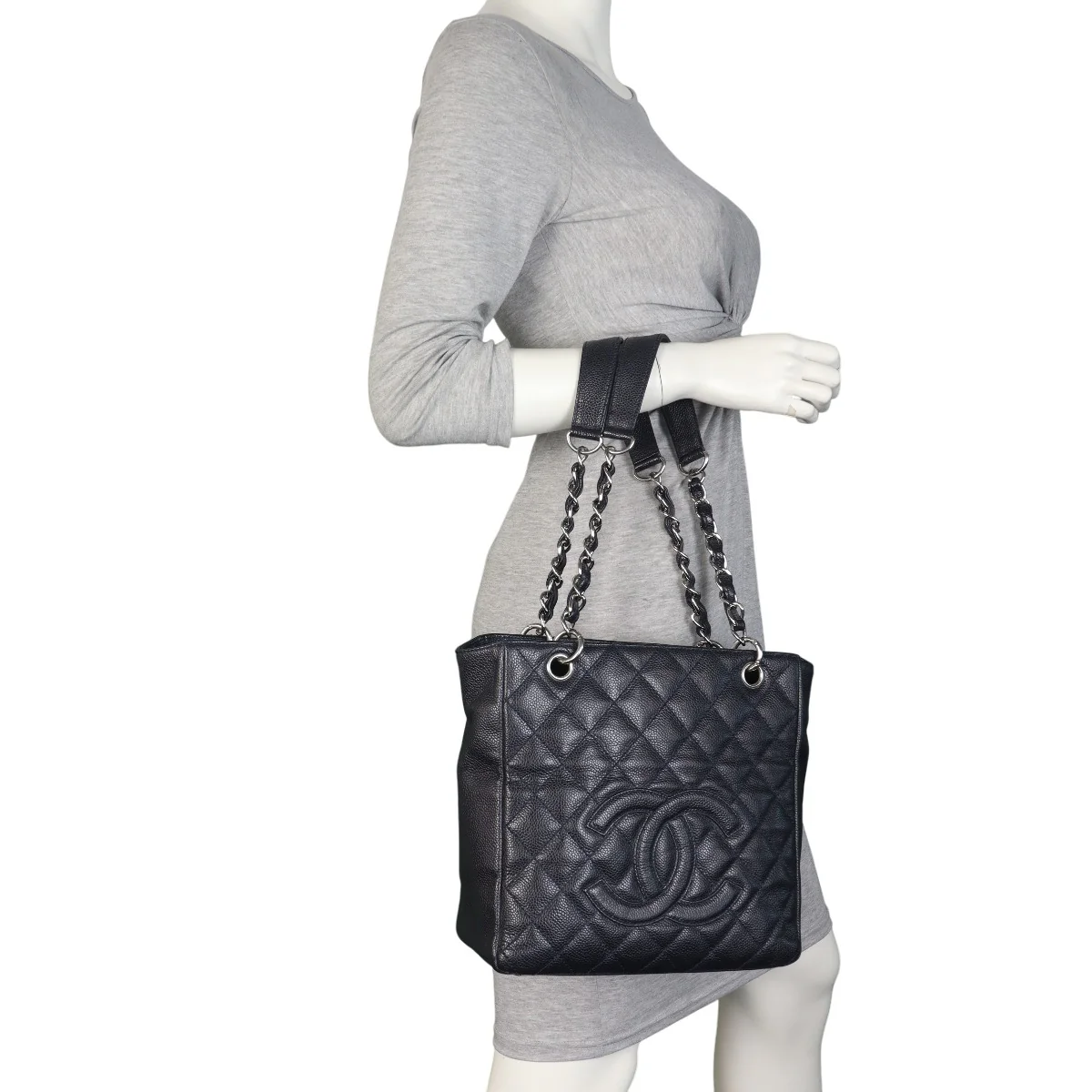 Chanel Petite Shopping Tote - Image 9