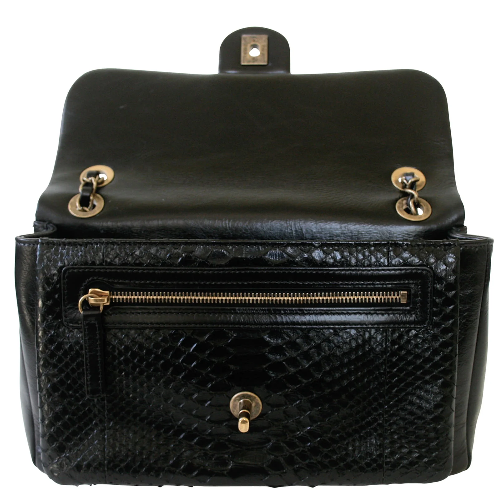 Chanel Python Flap Bag - Image 7