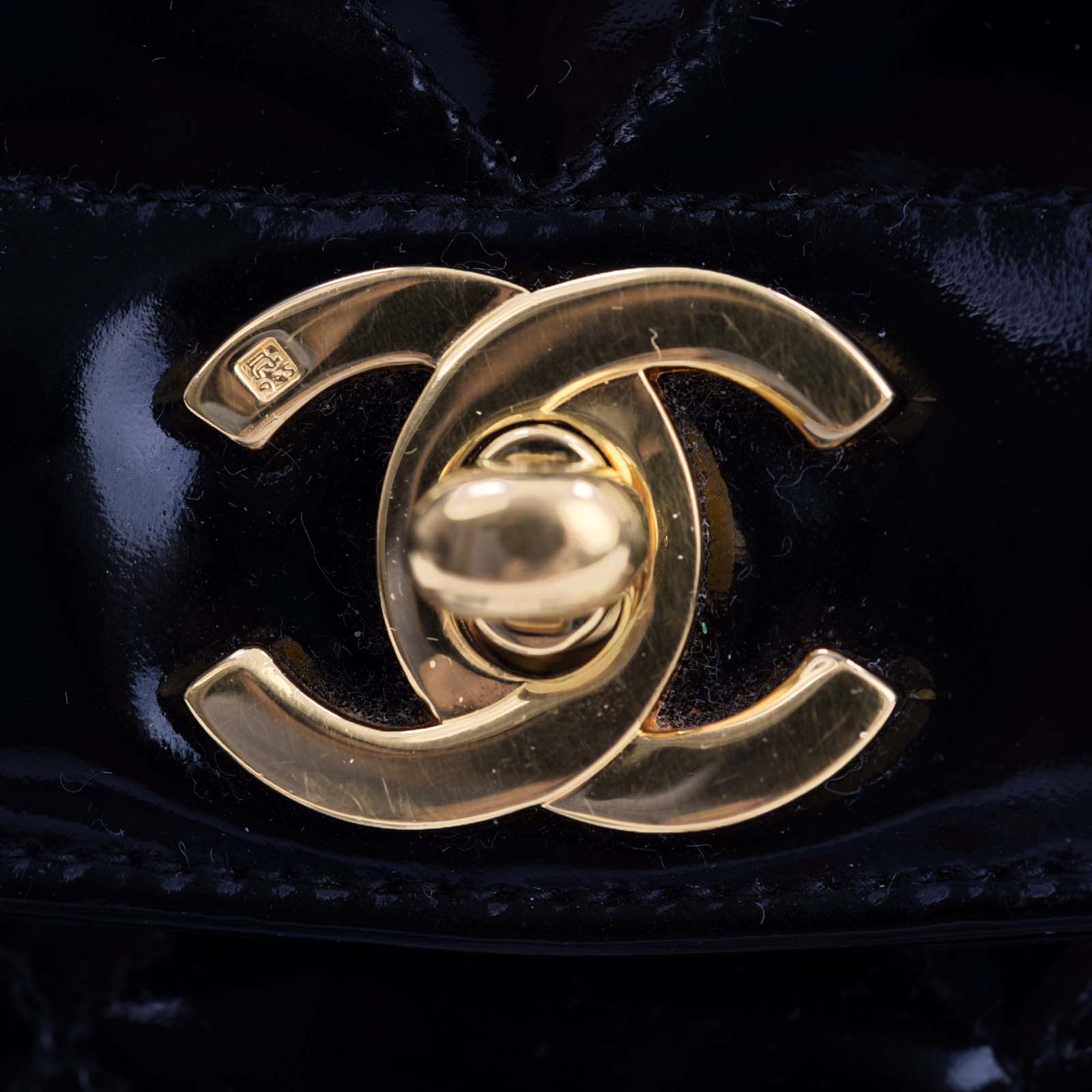 Chanel Quilted Diana Patent Flap Bag | Black GHW - Image 8