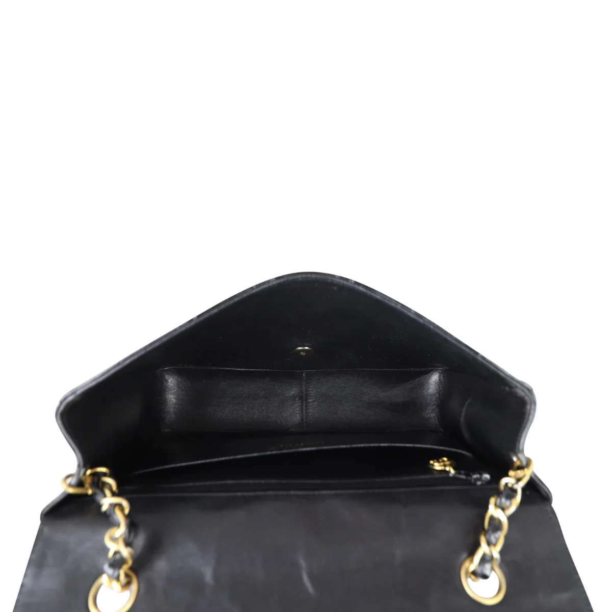 Chanel Quilted Diana Patent Flap Bag | Gold Hardware - Image 11