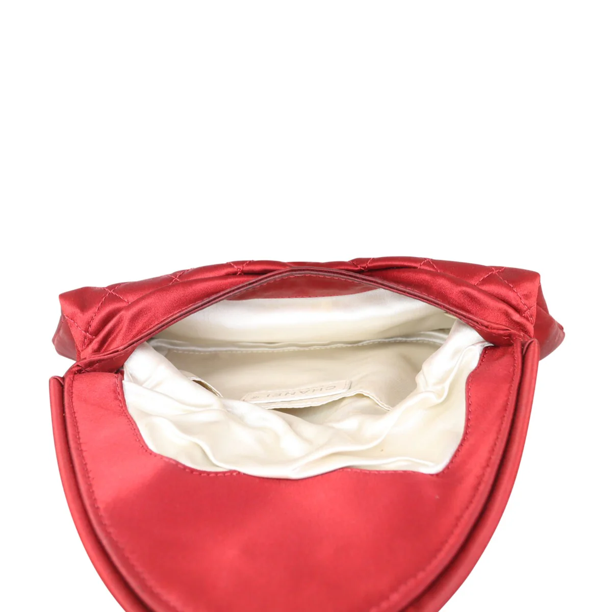 Chanel Satin Half Moon Clutch - Image 12
