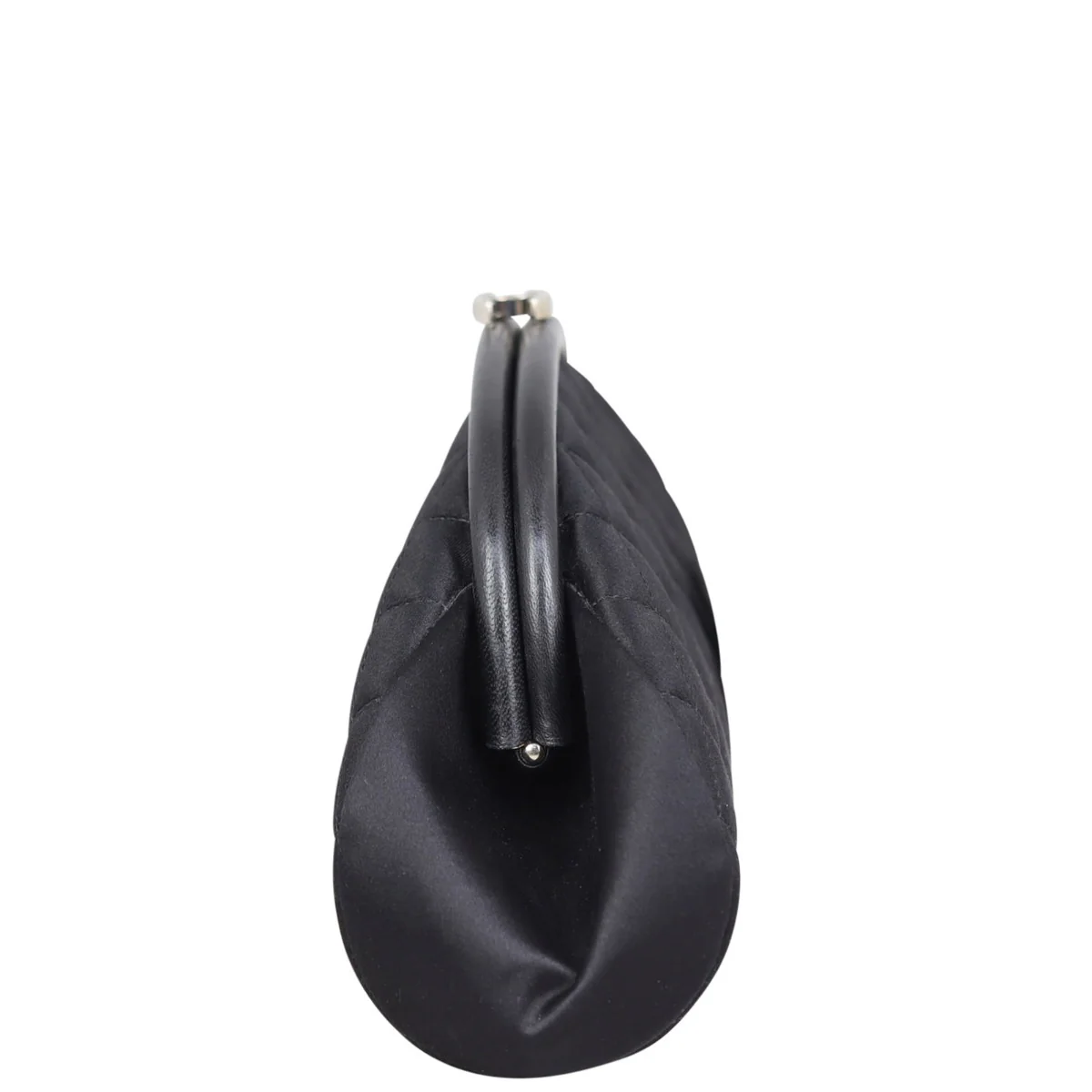 Chanel Satin Timeless Kisslock Clutch - Image 3