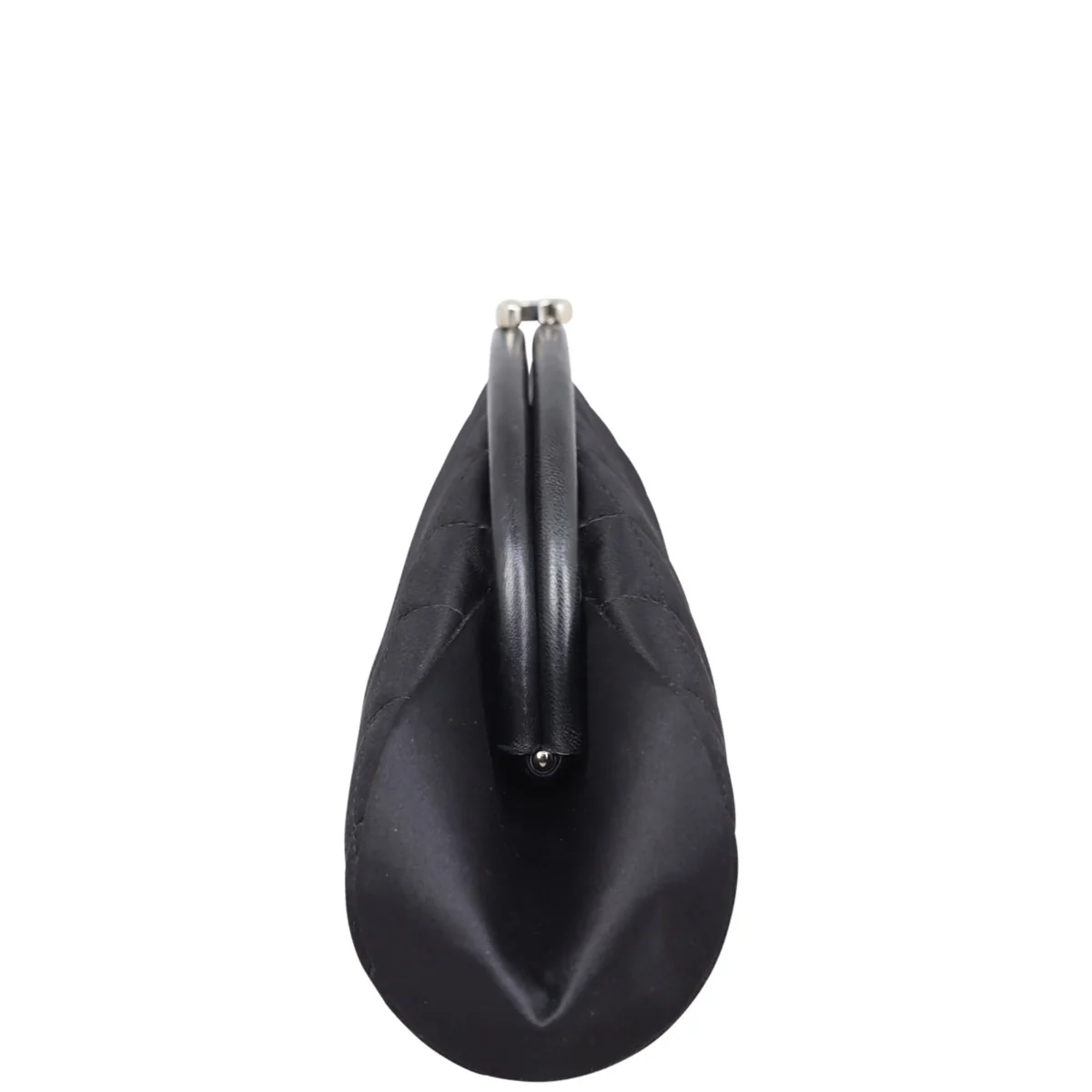 Chanel Satin Timeless Kisslock Clutch - Image 4