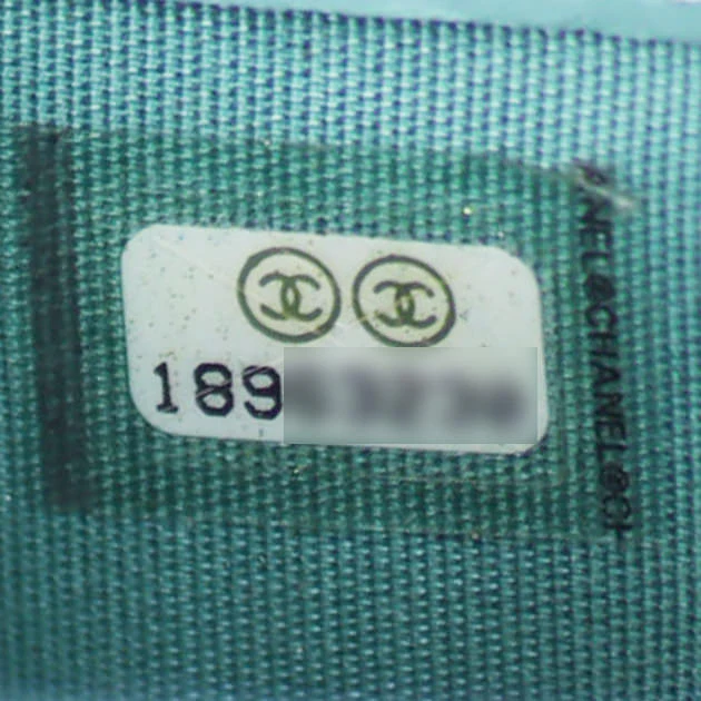 Chanel Timeless Bifold Wallet | Pale Teale - Image 10