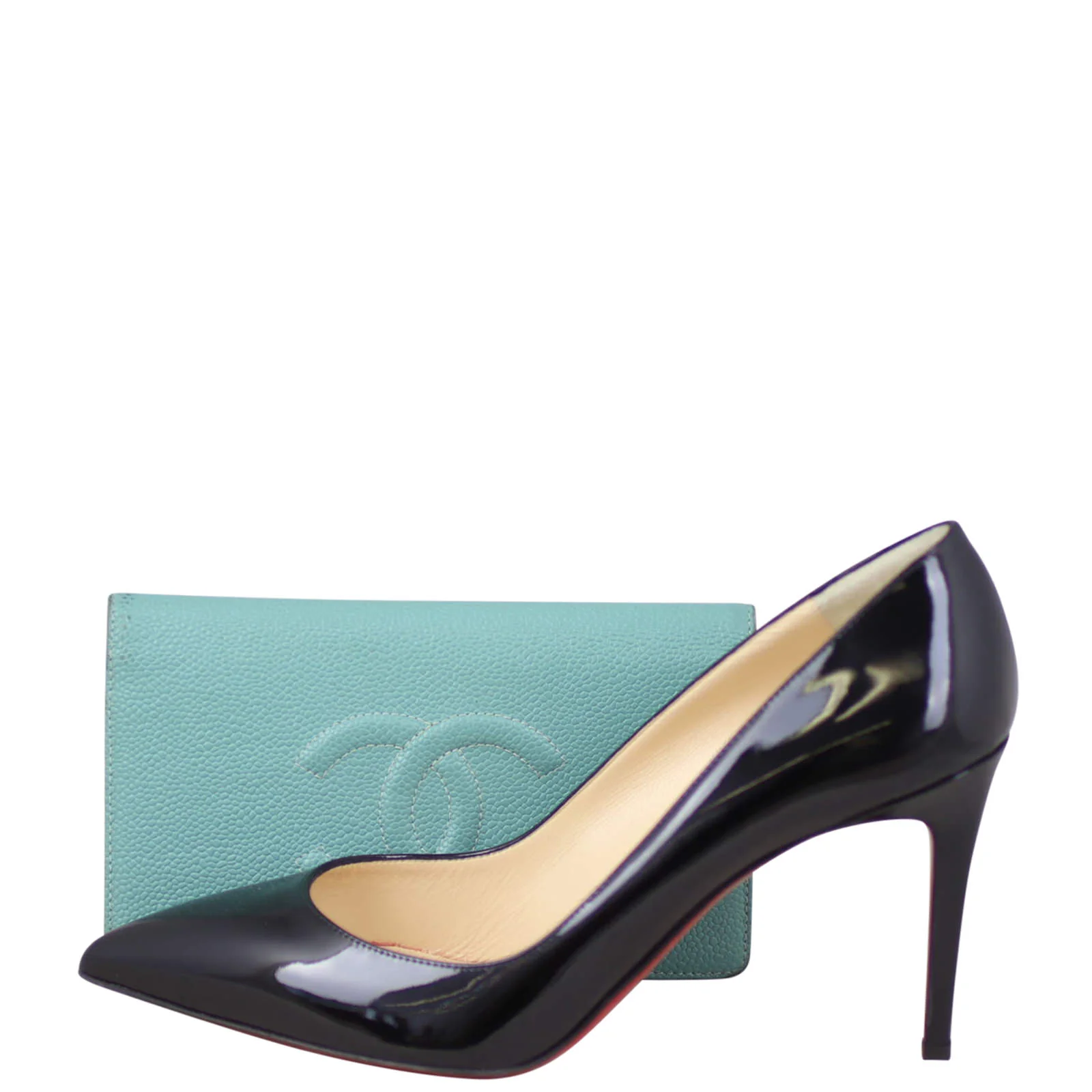 Chanel Timeless Bifold Wallet | Pale Teale - Image 12